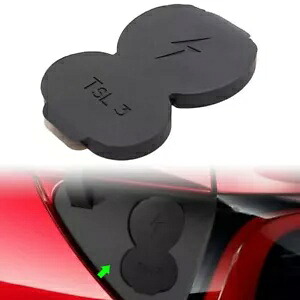 シリコン充電プラグカバー ブラック Tesla Model 3 ヨーロッパバージョン用 新品- Silicone Charging Plug Cover Black for Tesla Model 3 European Version New- 【並行輸入品】｜カスタムパーツ WORLD倉庫