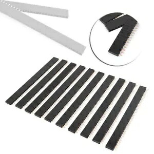 10x 2.54mm 40Pin 単列ストレート メス ストリップ PCB コネクタ - 10x 2.54mm 40Pin Single Row Straight Female Strip PCB Connector- 【並行輸入品】｜カスタムパーツ WORLD倉庫