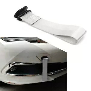 車牽引ベルト ストラップ ラリー フック ユニバーサル リア/フロント バンパー グレー- Car Towing Belt Strap Rally Hook Universal Rear/Front Bumper Grey- 【並行輸入品】|カスタムパーツ WORLD倉庫