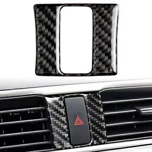 屋内警告ランプボタンベゼルカバー炭素繊維マツダ 3 アクセラ 13-18- Indoor Warning Lamp Button Bezel Cover Carbon Fiber For Mazda 3 Axela 13-18- 【並行輸入品】|カスタムパーツ WORLD倉庫