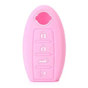4 ボタン キーケース ケース カバー ピンク 日産 アルティマ ローグ セントラ用- 4 Button Key Case Case Cover Pink for Nissan Altima Rogue Sentra- 【並行輸入品】|カスタムパーツ WORLD倉庫