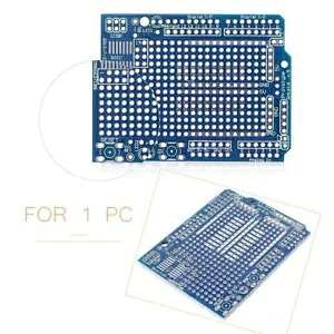 UNO R3 シールドボード FR-4 ファイバー 2mm + 2.54mm ピッチ用プロトタイプ DIY PCB- Prototype DIY PCB for UNO R3 Shield Board FR-4 Fiber 2mm + 2.54mm Pitch- 【並行輸入品】
