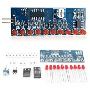 NE555 + CD4017 ランニングフロー LED ライト電子生産スイート DIY- NE555 + CD4017 Running Flow LED Light Electronic Production Suite DIY- 【並行輸入品】｜カスタムパーツ WORLD倉庫