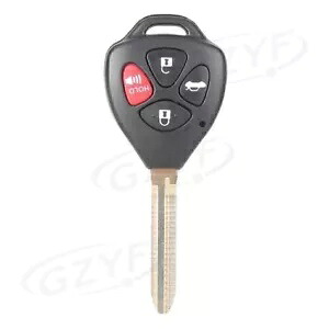 車のキーケースエンクロージャ 4 ボタントヨタアバロンカローラ 2006-2010- Car Key Case Enclosure 4 Buttons for Toyota Avalon Corolla 2006-2010- 【並行輸入品】｜カスタムパーツ WORLD倉庫