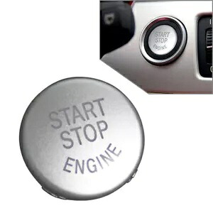 エンジンスタートストップボタンカバー BMW E シャーシ 1 3 5 シリーズ X1 X3 X5 シルバー- Engine start stop button cover for BMW E chassis 1 3 5 series X1 X3 X5 silver- 【並行輸入品】|カスタムパーツ WORLD倉庫