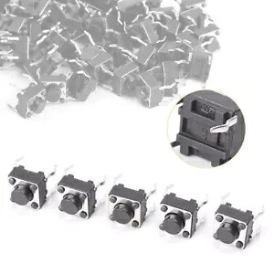 50個のボタンスイッチミニボタンスイッチ6x6x5mmを押す- 50pcs Press of a Button Switch Mini Button Switch 6x6x5mm- 【並行輸入品】|カスタムパーツ WORLD倉庫