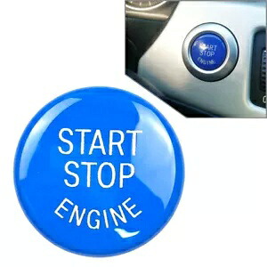 エンジンスタートストップボタンカバー BMW E シャーシ 1 3 5 シリーズ X1 X3 X5 Z4 ブルー- Engine start stop button cover for BMW E chassis 1 3 5 series X1 X3 X5 Z4 blue- 【並行輸入品】|カスタムパーツ WORLD倉庫