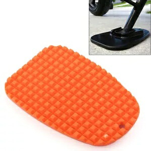 キックスタンド 滑り止めプレート サイド延長サポート フットパッド ユニバーサル オレンジ- Kickstand Anti-Slip Plate Side Extension Support Foot Pads Universal Orange- 【並行輸入品】｜カスタムパーツ WORLD倉庫
