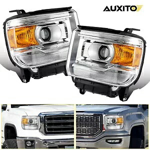2014-2015 GMC シエラ 1500/15-19 2500 3500HD 工場用ヘッドライト助手席側 For 2014-2015 GMC Sierra 1500/15-19 2500 3500HD Factory Headlight Passenger Side 【並行輸入品】|カスタムパーツ WORLD倉庫