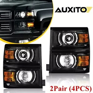 2 ペアのヘッドライトアセンブリ 2005-2007 クライスラー タウン & カントリー クローム ヘッドランプ用 2Pair Headlights Assembly For 2005-2007 Chrysler Town & Country Chrome Headlamps 【並行輸入品】|カスタムパーツ WORLD倉庫