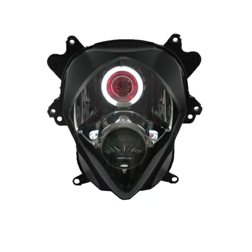 NT フロントヘッドライト レッドエンジェルアイ スズキ 2007-2008 GSXR1000 K7 a009用 NT Front Headlight Red Angel Eye Fit for Suzuki 2007-2008 GSXR1000 K7 a009 【並行輸入品】｜カスタムパーツ WORLD倉庫