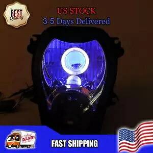 NT フロントヘッドライト ブルーエンジェルアイ スズキ 1997-2007 GSX1300R 隼 m09 に適合 NT Front Headlight Blue Angel Eye Fit for Suzuki 1997-2007 GSX1300R Hayabusa m09 【並行輸入品】 70,180円