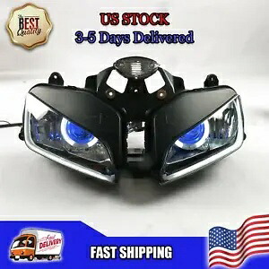 NTA HALO ブルーエンジェルアイ フロントヘッドライト ホンダ 2003-2006 CBR600RR F5 y004用 NTA HALO Blue Angel Eye Front Headlight Fit for Honda 2003-2006 CBR600RR F5 y004 【並行輸入品】