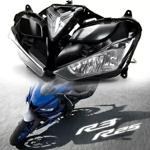 フロントヘッドライトアセンブリ ヤマハ YZF R3 YZF-R25 2013 2014 2015 2016 2017 2018用 Front Headlight Assembly for Yamaha YZF R3 YZF-R25 2013 2014 2015 2016 2017 2018 【並行輸入品】