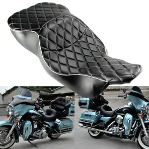 ダイヤモンド運転席助手席ハーレーエレクトラグライドウルトラクラシック FLHTC 97-07 Diamond Driver Passenger Seat For Harley Electra Glide Ultra Classic FLHTC 97-07 【並行輸入品】
