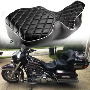ライダー運転席助手席ハーレーツーリングエレクトラグライドウルトラクラシック 97-07 Rider Driver Passenger Seat For Harley Touring Electra Glide Ultra Classic 97-07 【並行輸入品】