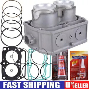 シリンダー ピストン ガスケット トップエンド リビルドキット ポラリス レンジャー 800 EFI 2013-2017用 Cylinder Piston Gasket Top End Rebuild Kit for Polaris Ranger 800 EFI 2013-2017 【並行輸入品】
