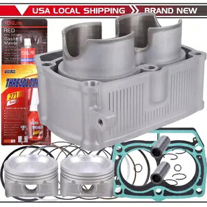 シリンダーとピストンリングキット ガスケット付き ポラリス RZR 800 EFI 2008 2009 2010 新しい Cylinder And Piston Ring Kit W/Gasket For Polaris RZR 800 EFI 2008 2009 2010 New 【並行輸入品】