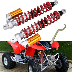 レッド エア フロント ショック アブソーバー セット ホンダ スポーツラックス 400 TRX400EX TRX450R ATV 用 RED AIR FRONT SHOCKS ABSORBERS SET FOR HONDA SPORTRAX 400 TRX400EX TRX450R ATV 【並行輸入品】