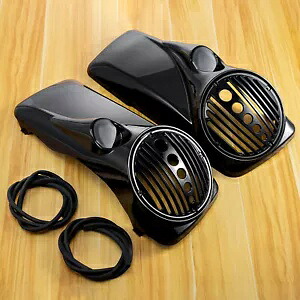 ビビッド 8 インチ スピーカー蓋 ツイーターポート付き ハーレー ツーリング エレクトラグライド 1994-2013用 Vivid 8" Speaker Lids w/ Tweeter port For Harley Touring Electra Glide 1994-2013 【並行輸入品】|カスタムパーツ WORLD倉庫