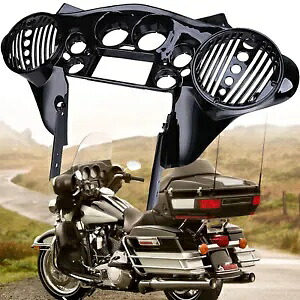 ビビッド ダブル DIN インナー バットウィング フェアリング ブラック ハーレー ストリート グライド 1998-2013 用 Vivid Double DIN Inner Batwing Fairing Black for Harley Street Glide 1998-2013 【並行輸入品】 66,550円