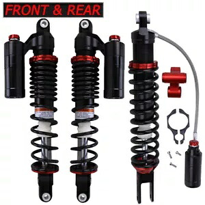 ATV ステージ 4 フロントリアエアショックアブソーバーヤマハ YFZ 450 YFZ450 2004-2013 ATV Stage 4 Front Rear Air Shocks Absorbers For Yamaha YFZ 450 YFZ450 2004-2013 【並行輸入品】