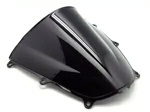 2006 ホンダ CBR600RR 2005 ブラック ウィンドスクリーン ブラック 二重曲率バブル- 2006 Honda CBR600RR 2005 BLACK WINDSCREEN BLACK Double Curvature Bubble- 【並行輸入品】