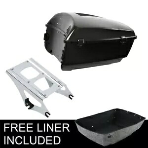 キングパック トランクマウントラック ハーレーツアーパック エレクトラ ストリート グライド 14-23 に適合 King Pack Trunk Mount Rack Fit For Harley Tour Pak Electra Street Glide 14-23 【並行輸入品】｜カスタムパーツ WORLD倉庫 57,475円