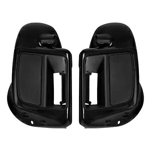 下部ベントレッグフェアリング ハーレーツーリング 2014-2024 ブラッククォーツに適合 Lower Vented Leg Fairings Fit For Harley Touring 2014-2024 Black Quartz 【並行輸入品】