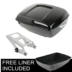 キングパック トランク ラッチ クローム取り付け付き ハーレー ツアーパック ロードキング 14-23 に適合 King Pack Trunk Latch w/ Chrome Mounting Fit For Harley Tour Pak Road King 14-23 【並行輸入品】｜カスタムパーツ WORLD倉庫 58,080円
