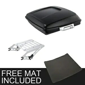 マットブラック Razor トランクマウントラック ハーレーツアーパックツーリング 2014-2024 に適合 Matte Black Razor Trunk Mount Rack Fit For Harley Tour-Pak Touring 2014-2024 【並行輸入品】
