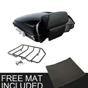 5.5インチ レイザー トランク パッド トップラック ハーレー ツアーパック ツーリング ストリート グライド 14-23 に適合 5.5\