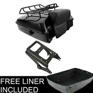 チョップドパック トランクパッドマウントラック ハーレーツアーパックツーリング 2009-2013 米国用 Chopped Pack Trunk Pad Mount Rack Fit For Harley Tour Pak Touring 2009-2013 US 【並行輸入品】