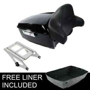 キング トランク バックレスト クローム マウント ハーレー ツアー パック ツーリング 2014-2023 に適合 King Trunk Backrest Chrome Mount Fit For Harley Tour Pak Touring 2014-2023 【並行輸入品】