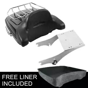 チョップドパック トランク バックレスト マウント ハーレー ツアー パック ロード キング 1997-2008 に適合 Chopped Pack Trunk Backrest Mount Fit For Harley Tour Pak Road King 1997-2008 【並行輸入品】