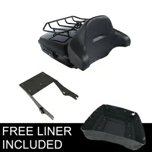 チョップド トランク マウント ラック ハーレー ツアー パック ツーリング ストリート グライド 1997-2008 に適合 Chopped Trunk Mount Rack Fit For Harley Tour Pak Touring Street Glide 1997-2008 【並行輸入品】
