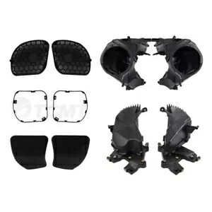 ABS 収納グローブボックスドアスピーカーグリルハーレーロードグライド 2015-2023 に適合 ABS Storage Glove Box Doors Speaker Grilles Fit For Harley Road Glide 2015-2023 【並行輸入品】