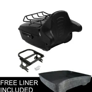 キングパック トランクパッド 2 アップマウント トップラック ハーレー ツアーパック ツーリング 97-08 米国用 King Pack Trunk Pad 2 Up Mount Top Rack Fit For Harley Tour Pak Touring 97-08 US 【並行輸入品】