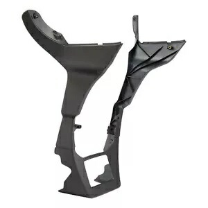 サイドフェアリングチンスポイラー ハーレーロードグライド 17-24 インダストリアルグレーデニムに適合 Side Fairing Chin Spoilers Fit For Harley Road Glide 17-24 Industrial Gray Denim 【並行輸入品】