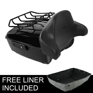 キングパック トランク ラッチ バックレスト ラック ハーレー ツアーパック ツーリング 2014-2023 に適合 King Pack Trunk Latch Backrest Rack Fit For Harley Tour Pak Touring 2014-2023 【並行輸入品】｜カスタムパーツ WORLD倉庫