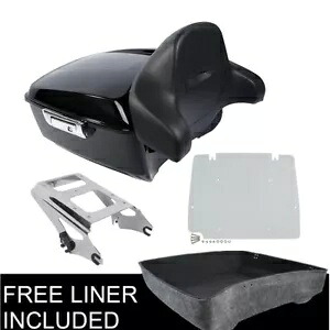 キングトランク バックレストラック プレート付き ハーレーツアーパック ロードグライド 09-13 12用 King Trunk Backrest Rack With Plate Fit For Harley Tour Pak Road Glide 09-13 12 【並行輸入品】