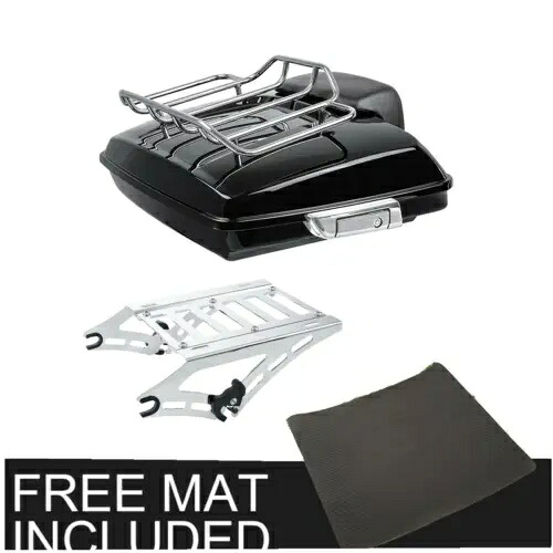5.5インチ レイザー トランク & マウントラック ハーレー ツアーパック ストリート ロード グライド 14-23 に適合 5.5" Razor Trunk & Mount Rack Fit For Harley Tour Pak Street Road Glide 14-23 【並行輸入品】｜カスタムパーツ WORLD倉庫