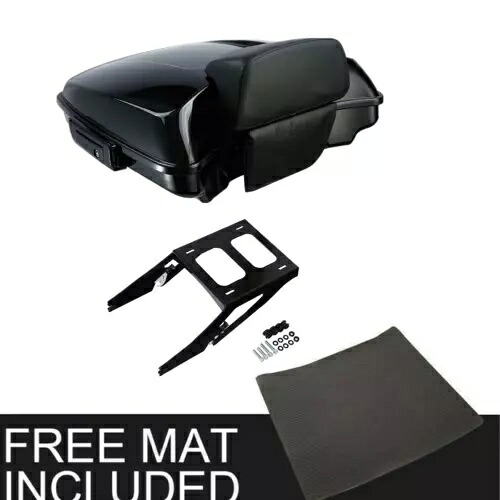 ブラック レイザー トランク 2-UP マウント ラック ハーレー ツアー パック スポーツ グライド FLSB 18-23 に適合 Black Razor Trunk 2-UP Mount Rack Fit For Harley Tour Pak Sport Glide FLSB 18-23 【並行輸入品】｜カスタムパーツ WORLD倉庫