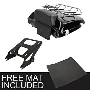 ブラック Razor トランク マウント ラック ハーレー ツーリング ツアー パック ストリート グライド 14-23 に適合 Black Razor Trunk Mount Rack Fits For Harley Touring Tour Pak Street Glide 14-23 【並行輸入品】｜カスタムパーツ WORLD倉庫