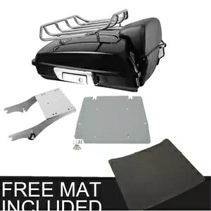 Razor Pack トランクパッド & 2UP ラックベースプレート ハーレーツアーパックツーリング 97-08 に適合 Razor Pack Trunk Pad & 2UP Rack Base Plate Fit For Harley Tour Pak Touring 97-08 【並行輸入品】｜カスタムパーツ WORLD倉庫