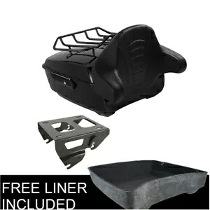 キングパック トランクパッド トップレール ソロマウント付き ハーレーツアーパックツーリング 14-23用 King Pack Trunk Pad Top Rail w/ Solo Mount Fit For Harley Tour Pak Touring 14-23 【並行輸入品】|カスタムパーツ WORLD倉庫