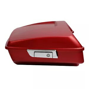 チョップドパック トランク ハーレーツーリングロードキング 2014-2024 ウィキッドレッドデニムに適合 Chopped Pack Trunk Fit For Harley Touring Road King 2014-2024 Wicked Red Denim 【並行輸入品】 135,300円