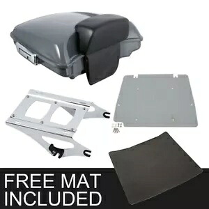 ガンシップ グレー レイザー パック トランク パッド マウント ベース プレート ハーレー ツーリング 97-08 に適合 Gunship Gray Razor Pack Trunk Pad Mount Base Plate Fit For Harley Touring 97-08 【並行輸入品】｜カスタムパーツ WORLD倉庫