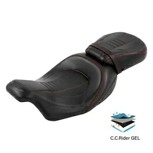 ジェル運転席 & 助手席ハーレーストリートエレクトラロードグライド 2009-2023 に適合 Gel Driver & Passenger Seat Fit For Harley Street Electra Road Glide 2009-2023 【並行輸入品】｜カスタムパーツ WORLD倉庫