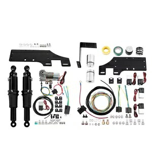 リアエアライドサスペンションフロントショック低下ハーレーツーリング 2014-2024 用 Rear Air Ride Suspension Front Shock Lowering Fit For Harley Touring 2014-2024 【並行輸入品】｜カスタムパーツ WORLD倉庫